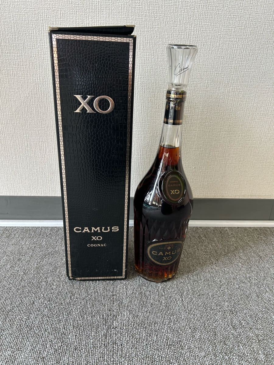未開栓】Camus カミュ XO ブランデー ロングネックボトル 1000ml 未開栓】Camus カミュ XO ブランデー ロングネックボトル 1000ml