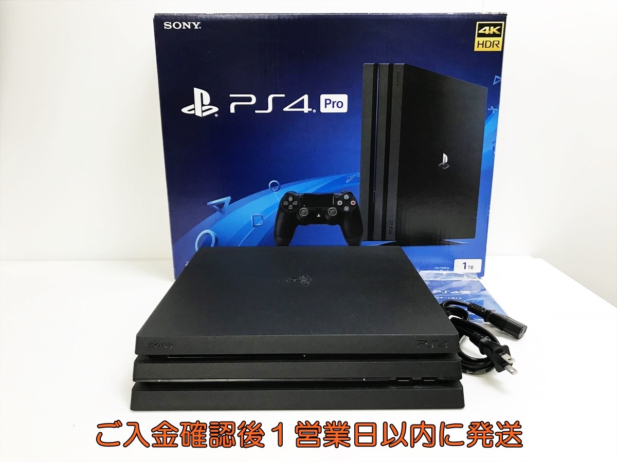 全国送料無料・イイ店 セット 本体/箱 1円】PS4Pro 1TB PlayStation4 SONY ブラック PS4本体