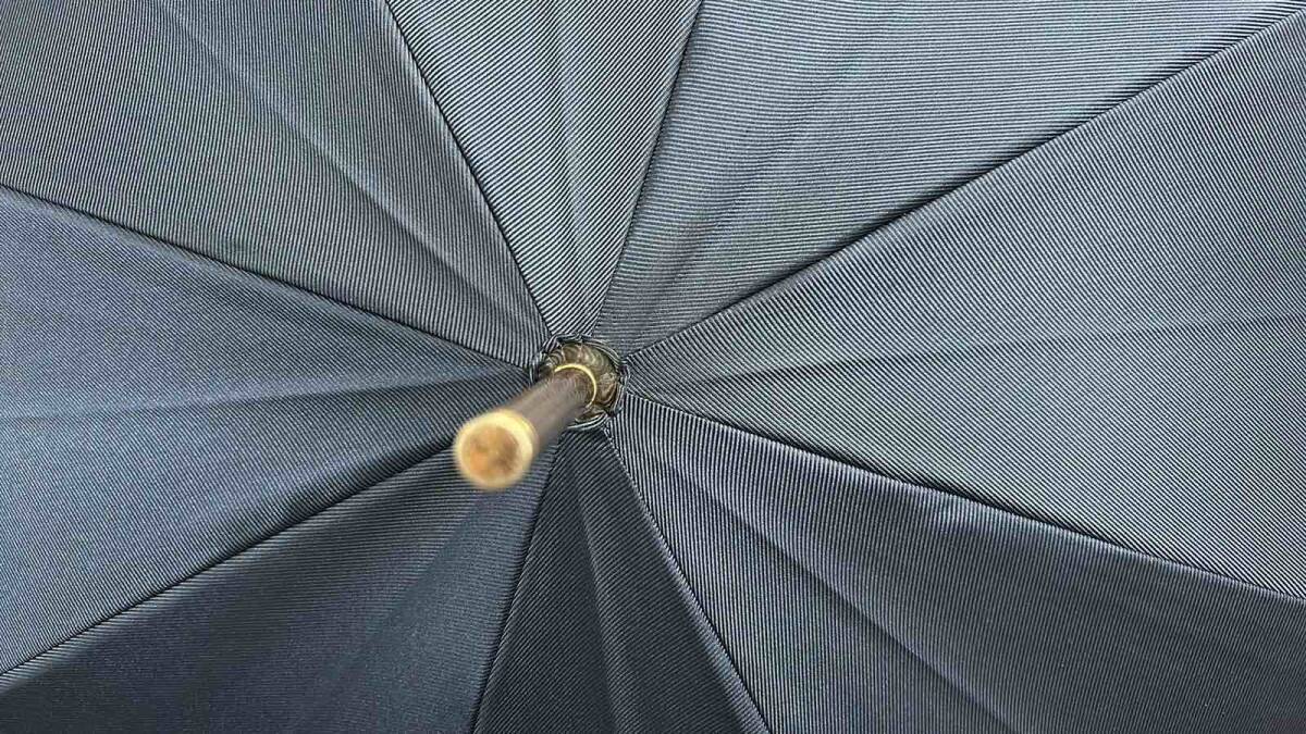 Aquascutum（アクアスキュータム）傘　長傘　雨傘　手開き　638