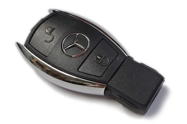 ☆新品、交換キーシェル、ロゴ付き-シェルのみ、２ボタン、ベンツ、Mercedes-Benz、送料無料！☆