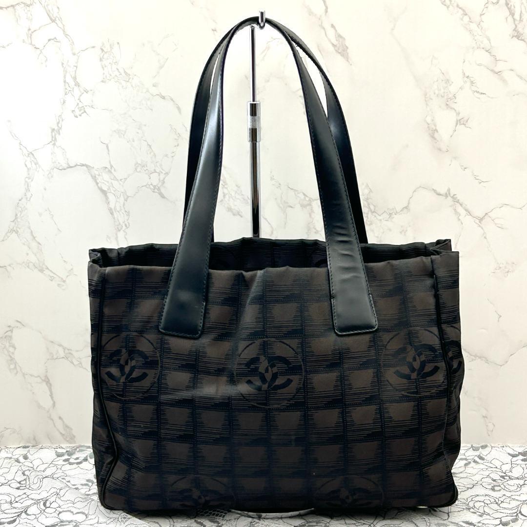 良品 CHANEL シャネル ニュートラベルライン トートバッグ PM 良品 CHANEL シャネル ニュートラベルライン トートバッグ PM