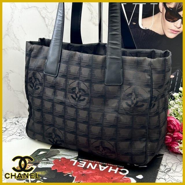 良品 CHANEL シャネル ニュートラベルライン トートバッグ PM 良品 CHANEL シャネル ニュートラベルライン トートバッグ PM