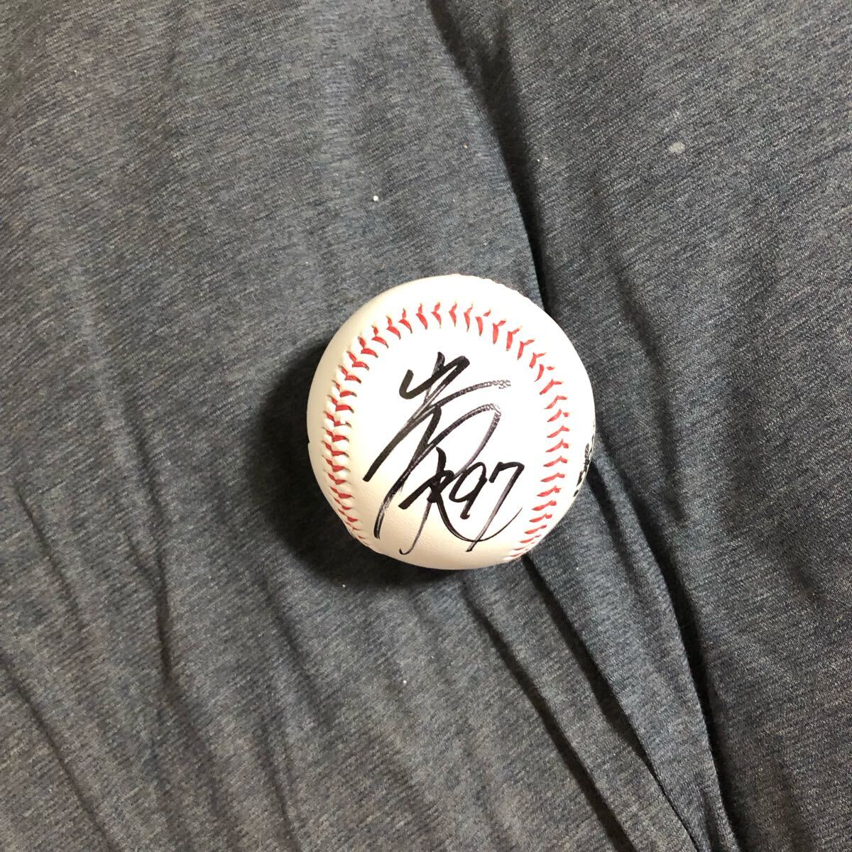2025巨人 キャンプ球 井上 選手 直筆サインボール