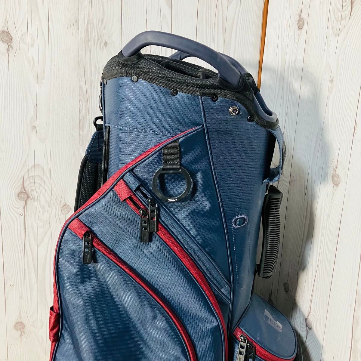 極美品 Titleist CART 14 ネイビー 星条旗 14仕切り キャディ 極美品 Titleist CART 14 ネイビー 星条旗 14仕切り キャディ