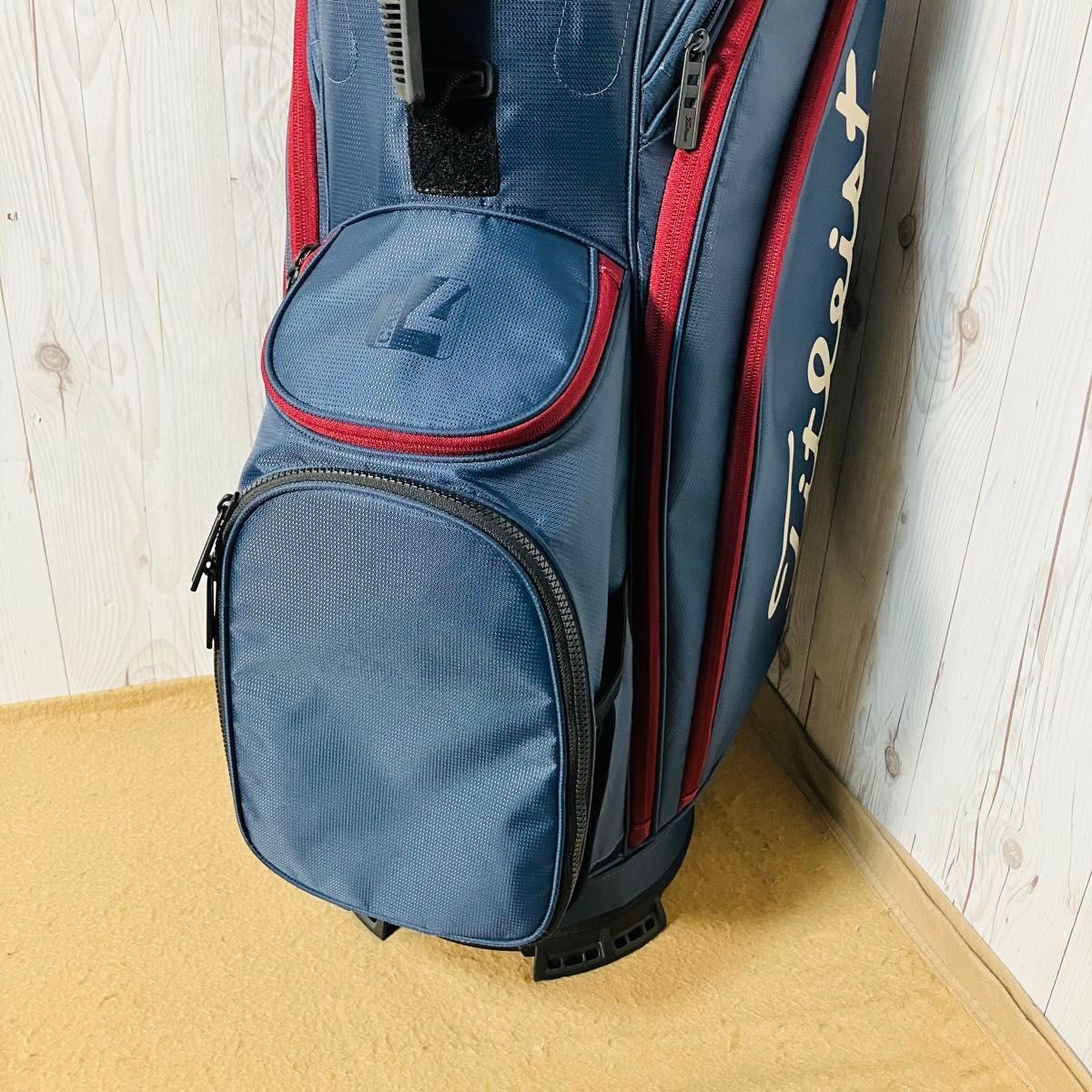 極美品 Titleist CART 14 ネイビー 星条旗 14仕切り キャディ 極美品 Titleist CART 14 ネイビー 星条旗 14仕切り キャディ