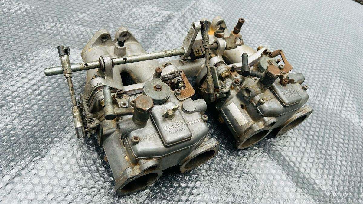 L型4気筒 インマニ 510 ブルーバード SSS SOLEX ソレックス 40 L型4気筒 インマニ 510 ブルーバード SSS SOLEX ソレックス 40