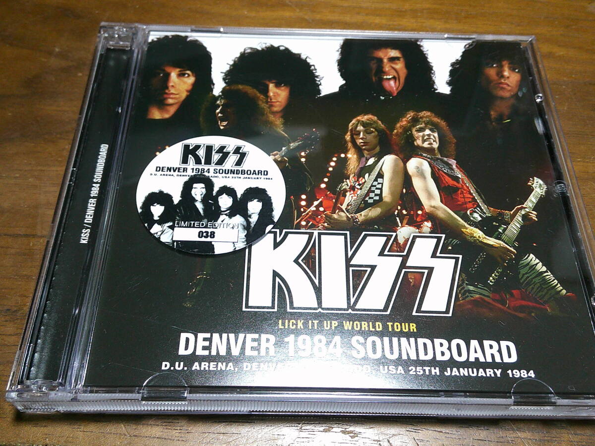 KISS《 DENVER 84 Soundboard Recordimg 》★Ｖ・ヴィンセント/ライブ2枚组
