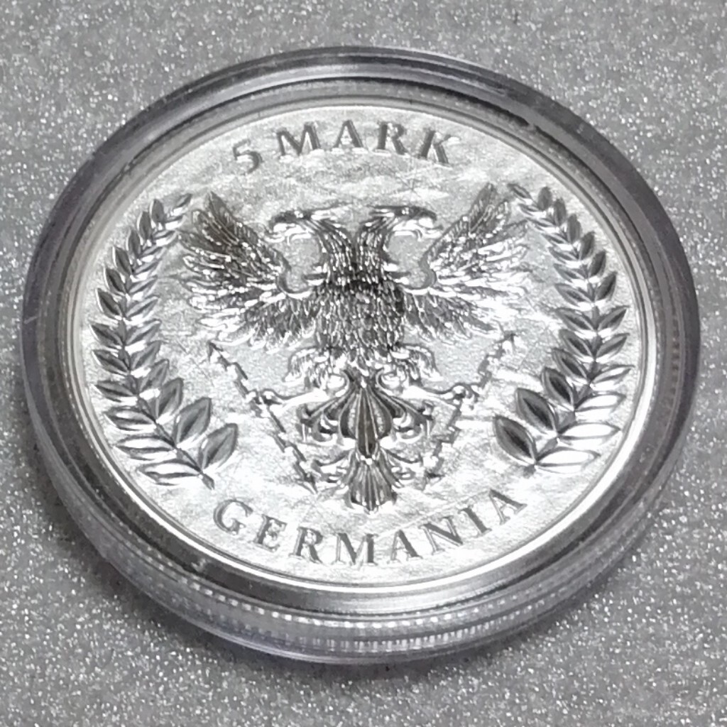 2024 ゲルマニア 銀貨 純銀 カプセルと証明書付き BU 完全未使用品 2024 ゲルマニア 銀貨 純銀 カプセルと証明書付き BU 完全未使用品