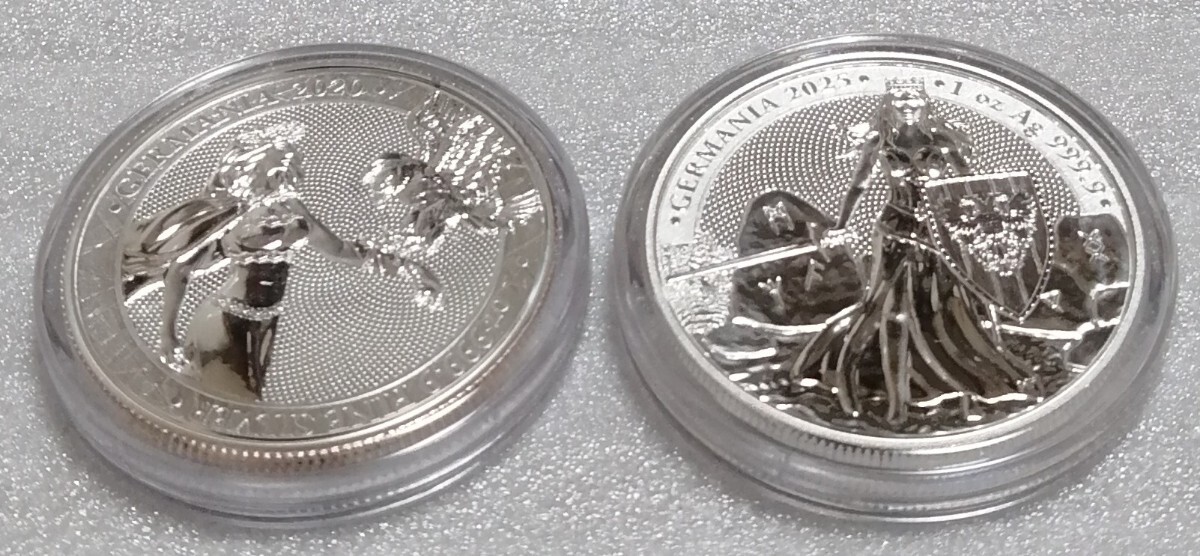 2020 ゲルマニア 銀貨 BU 完全未使用品 証明書付き アイテム4