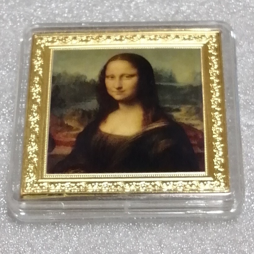 ニウエ 2024 モナリザ 銀貨 世界絵画至宝シリーズ プルーフ 金メッキ ニウエ 2024 モナリザ 銀貨 世界絵画至宝シリーズ プルーフ 金メッキ