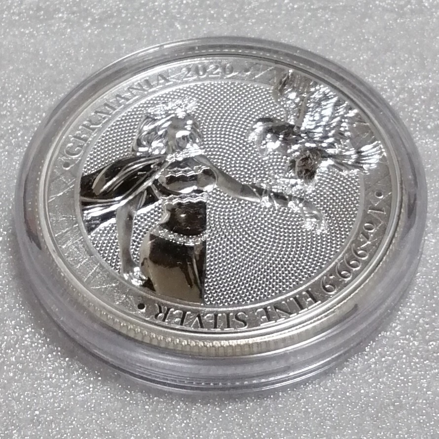 Yahoo!オークション - 2020 ゲルマニア 銀貨 BU 完全未使用品