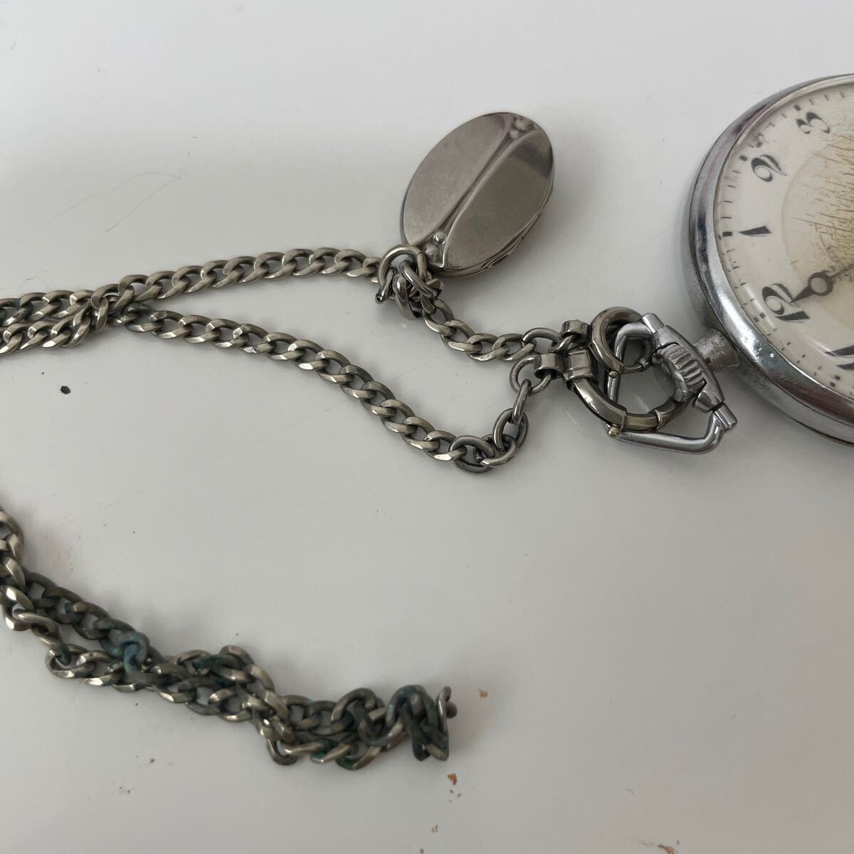 手巻き稼働品】オメガ 懐中時計 アンティーク 手巻き中古品(手 手巻き稼働品】オメガ 懐中時計 アンティーク 手巻き中古品(手