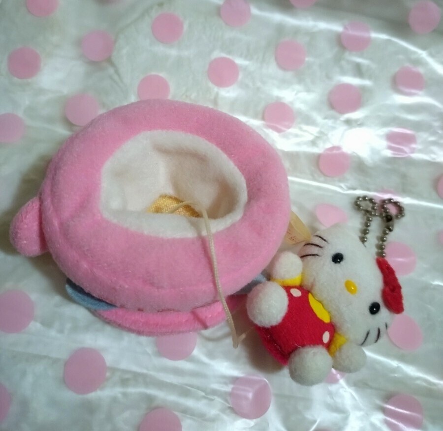 ハローキティ【 カップ イン マスコット 】美品☆ヴィンテージ ハローキティ【 カップ イン マスコット 】美品☆ヴィンテージ