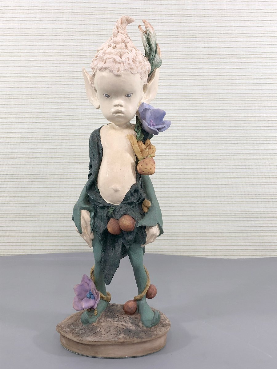 ◇中古品◇ニングルと森の妖精 陶器人形 与 勇輝 ◇中古品◇ニングルと森の妖精 陶器人形 与 勇輝