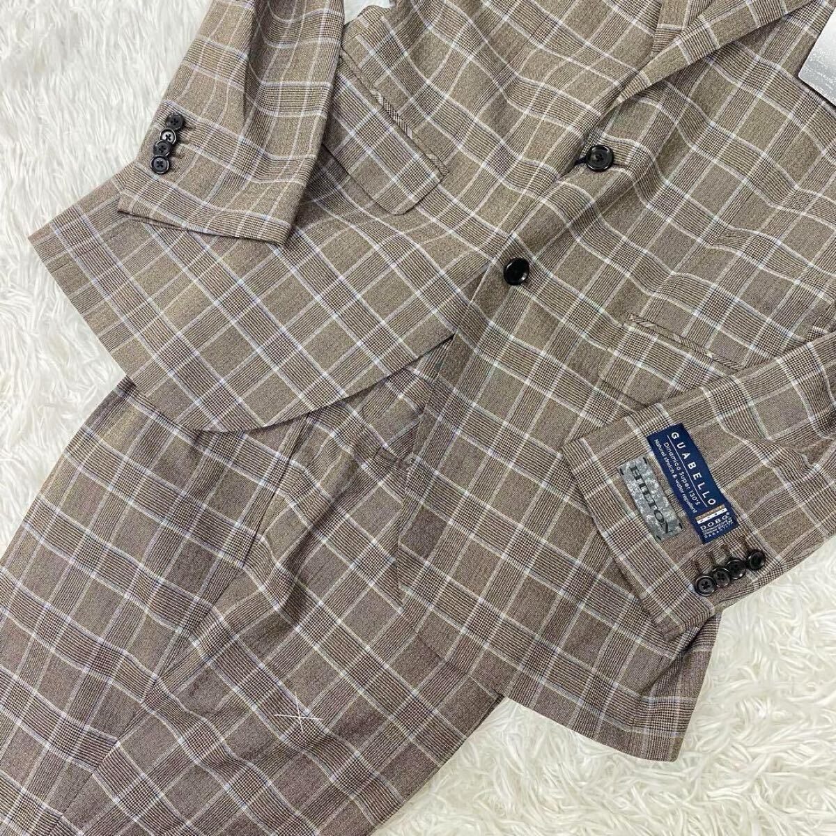 新品 XLサイズ 【グアベロ super130s】ヒルトン HILTON スーツ 新品 XLサイズ 【グアベロ super130s】ヒルトン HILTON スーツ