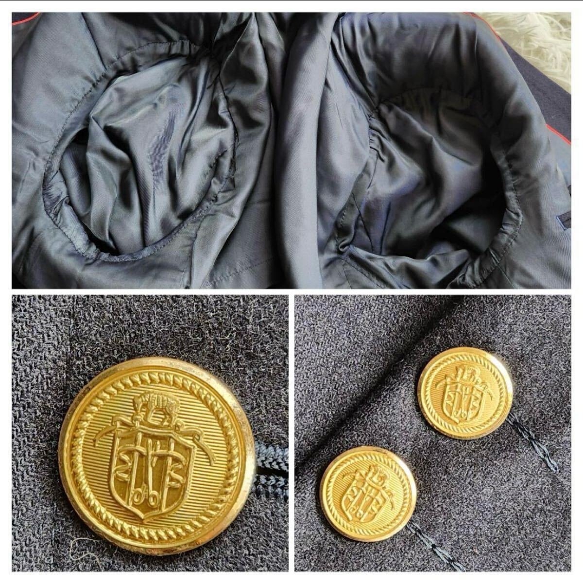 希少XLサイズ ジェイプレス 紺ブレ 金ボタン ロゴ刻印 希少XLサイズ ジェイプレス 紺ブレ 金ボタン ロゴ刻印