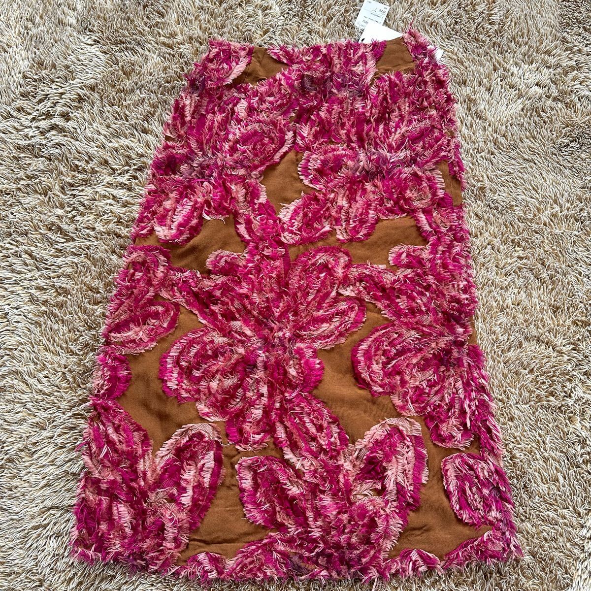 新品 未使用 08circus デザインスカート フリンジ 刺繍 ゼロ 新品 未使用 08circus デザインスカート フリンジ 刺繍 ゼロ