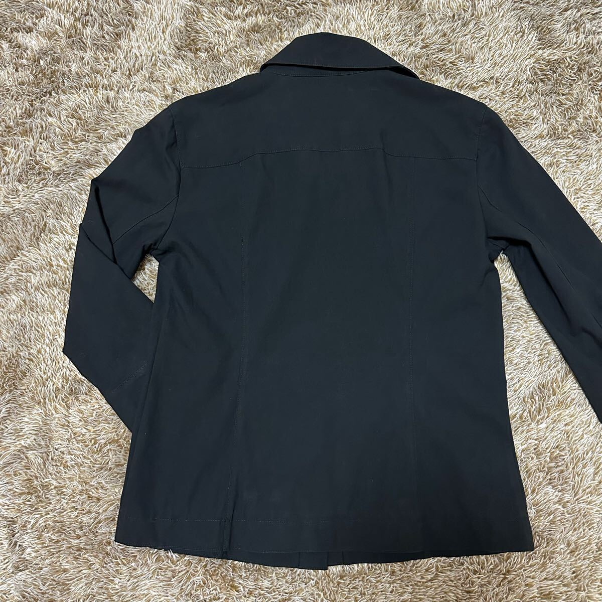 38 BURBERRY London シャツジャケット 黒 ベルト ジャケット 38 BURBERRY London シャツジャケット 黒 ベルト ジャケット