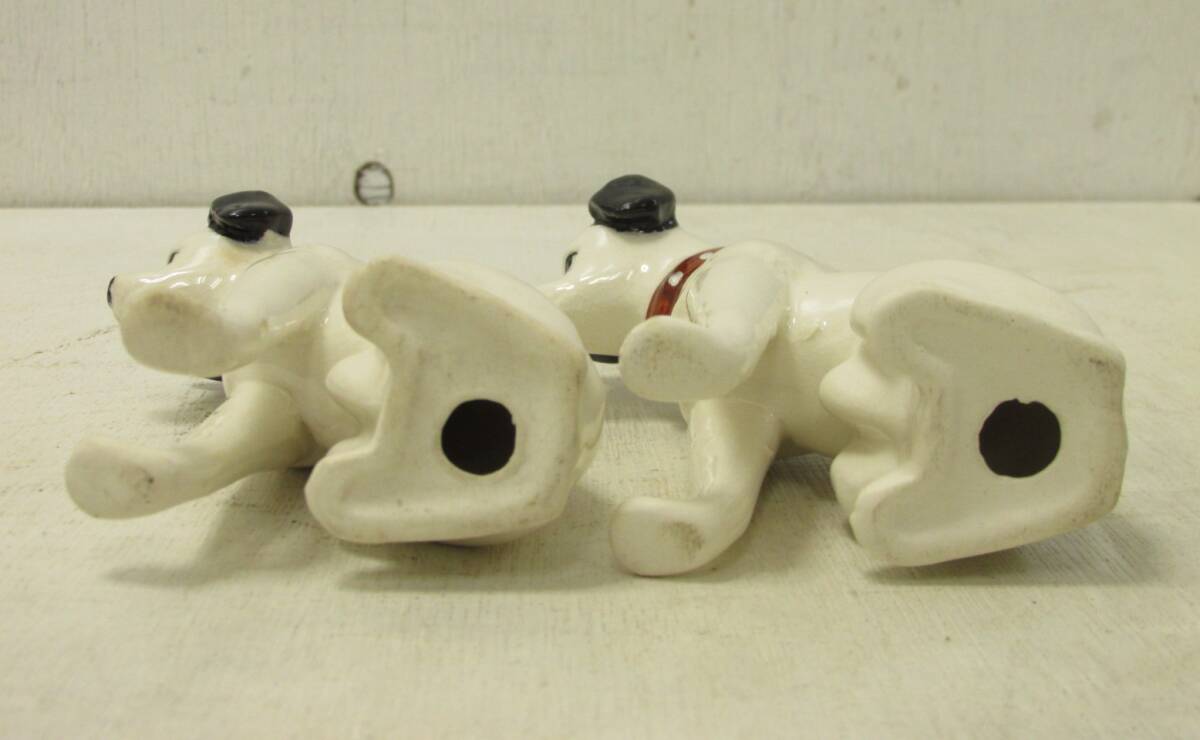 キ「昭和レトロ Victor ビクター犬 ニッパーくん 2点セット 陶器 キ「昭和レトロ Victor ビクター犬 ニッパーくん 2点セット 陶器