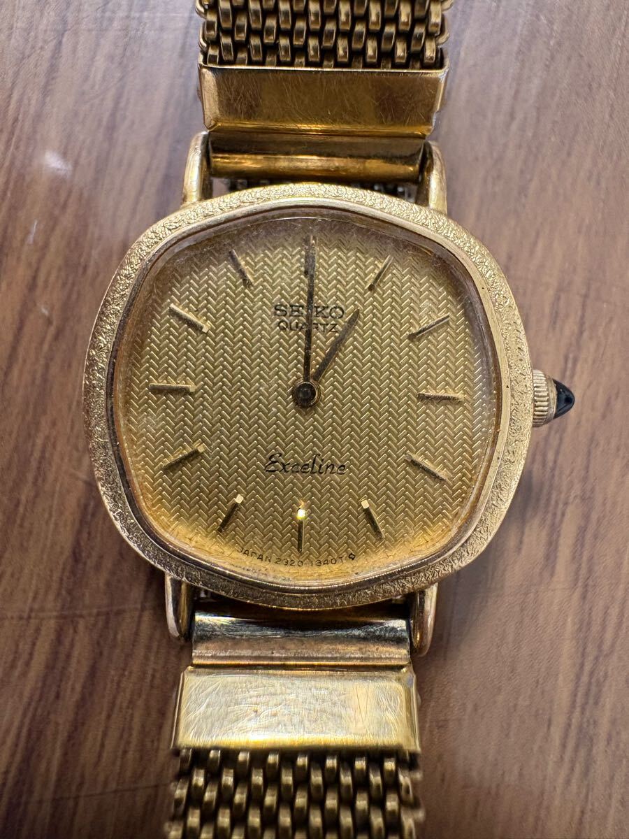 腕時計 SEIKO エクセリーヌ 2320-6000 14K×SS 動品(エクセリーヌ 腕時計 SEIKO エクセリーヌ 2320-6000 14K×SS 動品(エクセリーヌ