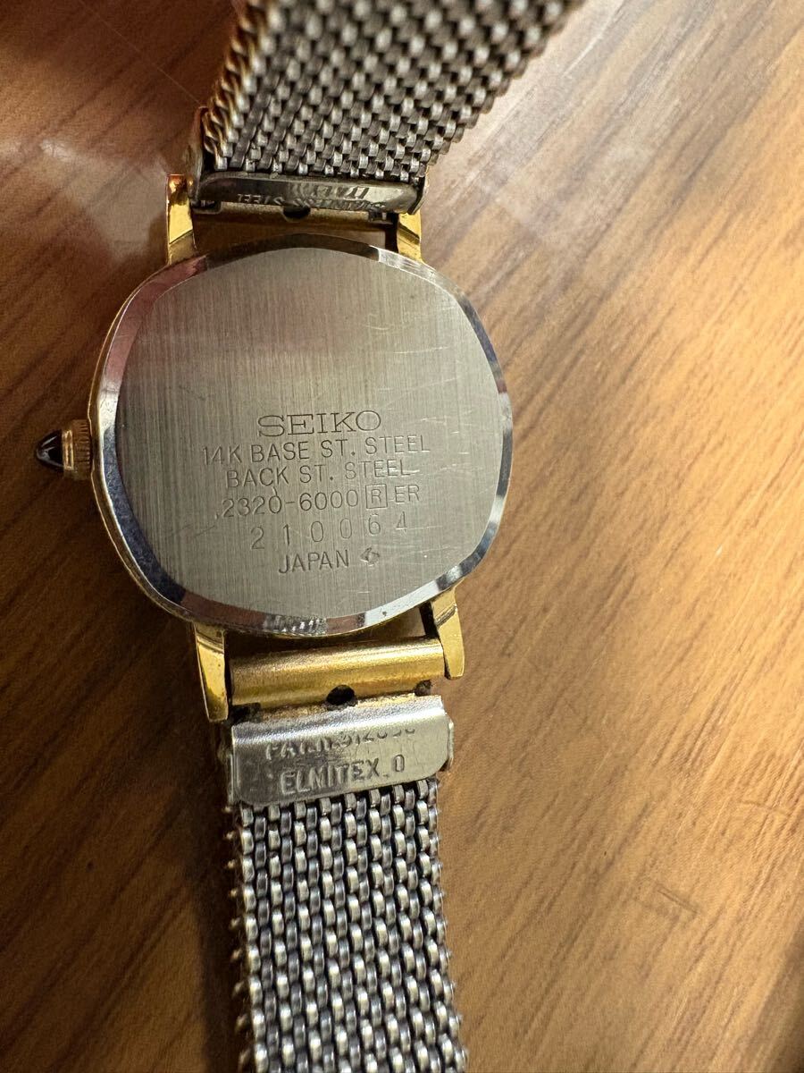 腕時計 SEIKO エクセリーヌ 2320-6000 14K×SS 動品(エクセリーヌ 腕時計 SEIKO エクセリーヌ 2320-6000 14K×SS 動品(エクセリーヌ