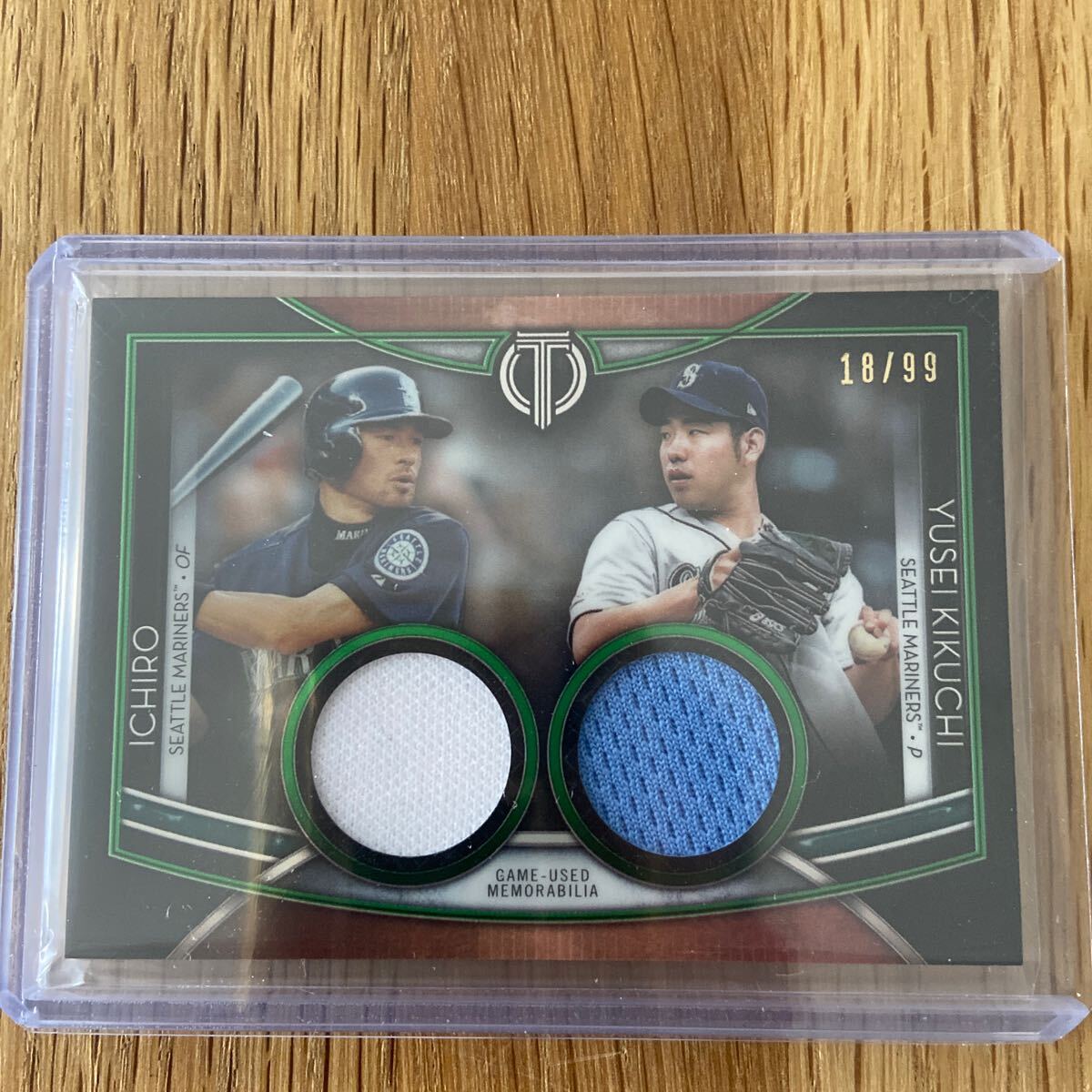2020 topps tribute yusei kinuchi ichiro jersey 18/99 菊池雄 2020 topps tribute yusei kinuchi ichiro jersey 18/99 菊池雄