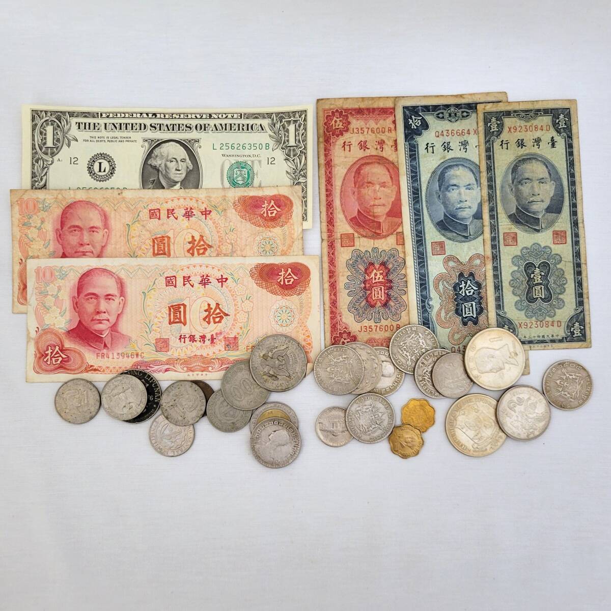外国銭】1円スタート! お得セット! アメリカ 中華民国 USA 他 外国銭】1円スタート! お得セット! アメリカ 中華民国 USA 他
