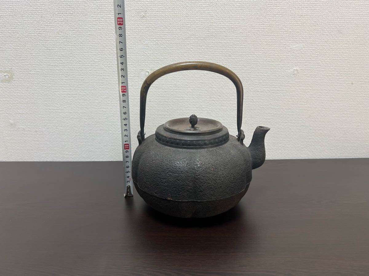 鉄瓶 金属工芸 釜師 龍文堂造 銅蓋 南部鉄器 湯沸(鉄瓶)|売買 鉄瓶 金属工芸 釜師 龍文堂造 銅蓋 南部鉄器 湯沸(鉄瓶)|売買