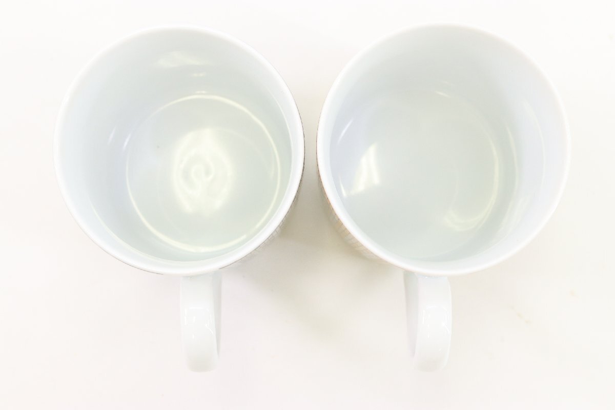 2点】HERMES エルメス マグカップ モザイク24 コップ 食器 陶器 2点】HERMES エルメス マグカップ モザイク24 コップ 食器 陶器