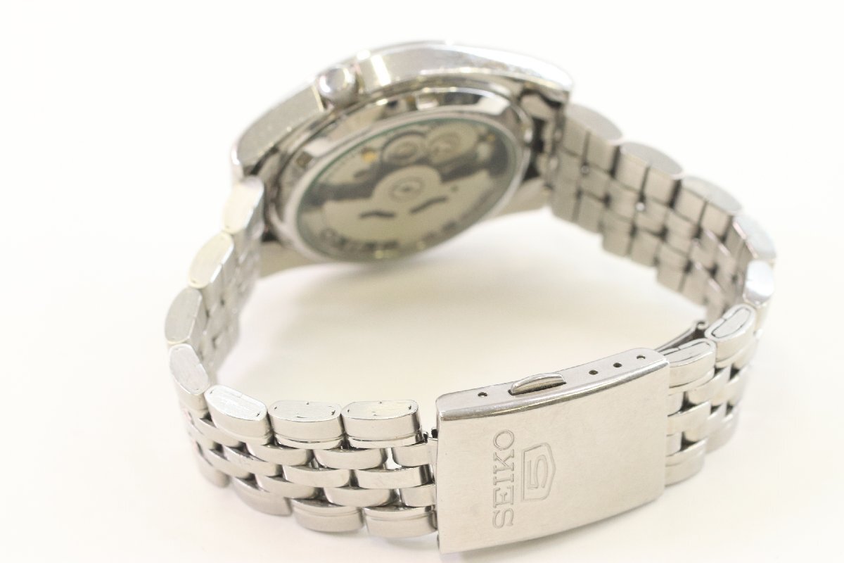 SEIKO5 セイコー5 7S26-01V0 自動巻き デイデイト 黒文字盤