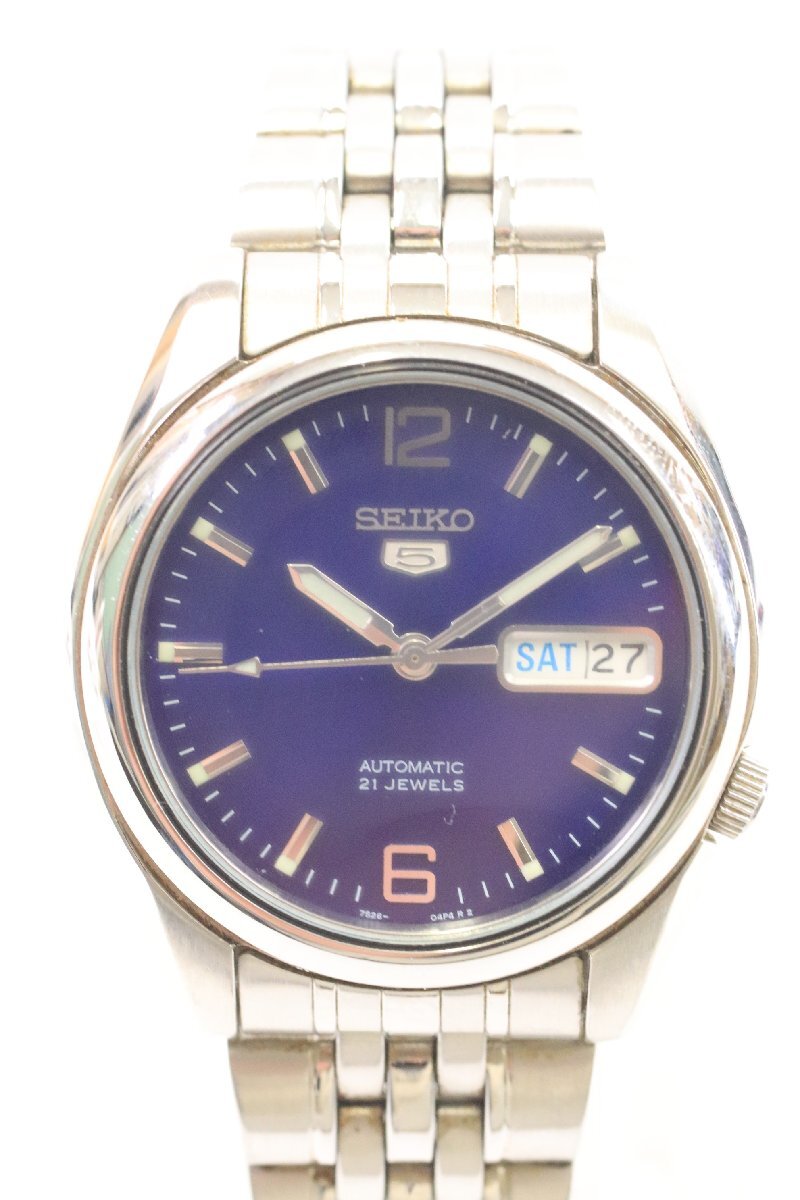 適当な価格 メンズ SEIKO 5 セイコー 完動品 腕時計 裏スケ 7S26 適当な価格 メンズ SEIKO 5 セイコー 完動品 腕時計 裏スケ 7S26