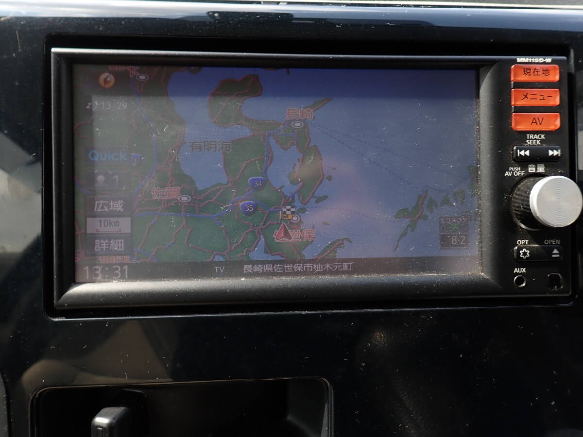 日産純正ナビ MM115D-W 地図2018年 - メルカリ