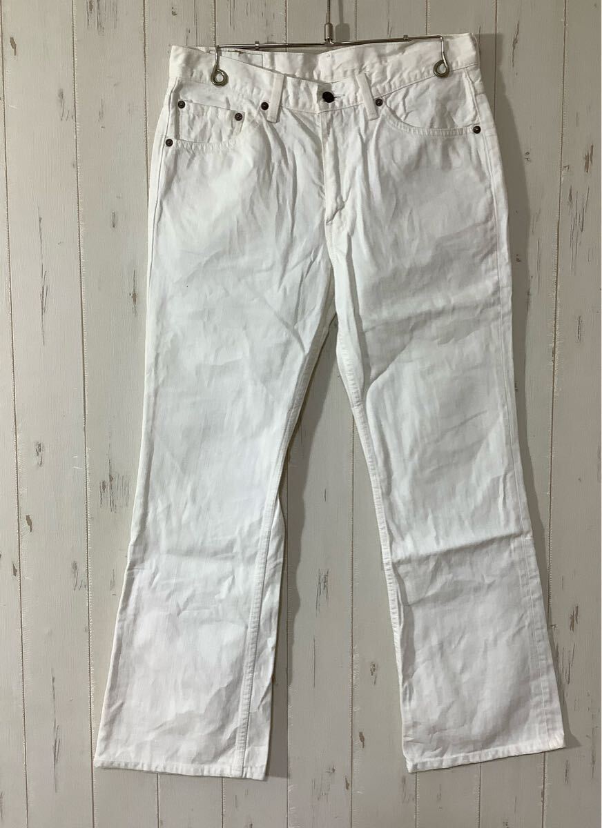 Q-1482 Levi's リーバイス 517-13 ホワイトデニムパンツ W33 Q-1482 Levi's リーバイス 517-13 ホワイトデニムパンツ W33