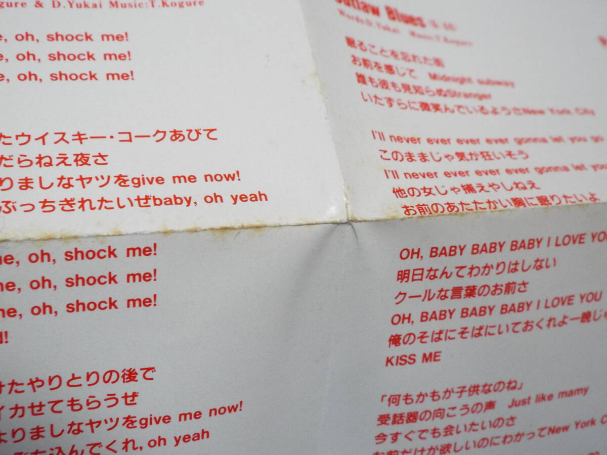 レッドウォーリアーズ◆RED WARRIORS／1988 KING'S ROCK 'N' ROLL SHOW -LIVE AT SEIBU STADIUM-◆DIAMOND☆YUKAI／木暮武彦◆32CA-2580_画像10