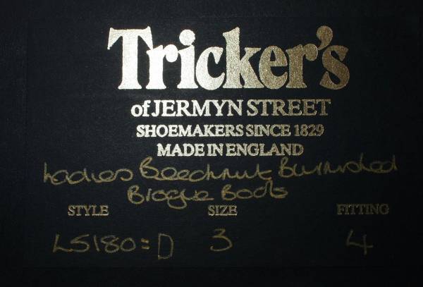 新品トリッカーズ ウイングチップブーツ Tricker'sシューズL5180_画像2