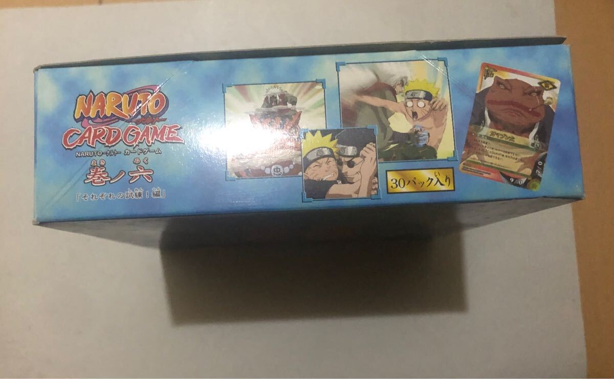 naruto card game ナルトカードゲーム ナルト 巻ノ六 未開封box naruto card game ナルトカードゲーム ナルト 巻ノ六 未開封box
