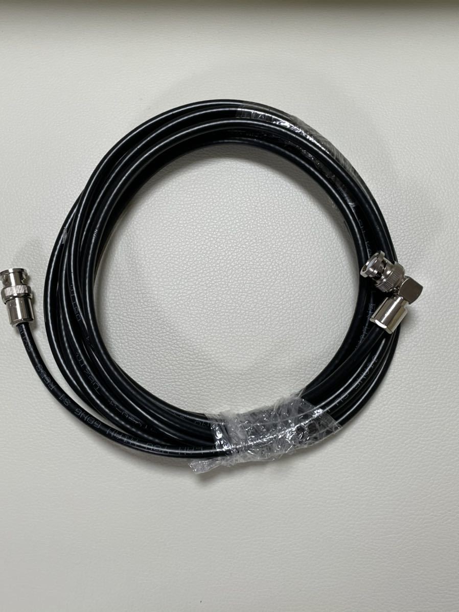 IC705 AH705 用　RG58同軸ケーブル5m 両端BNCコネクタ付_画像1