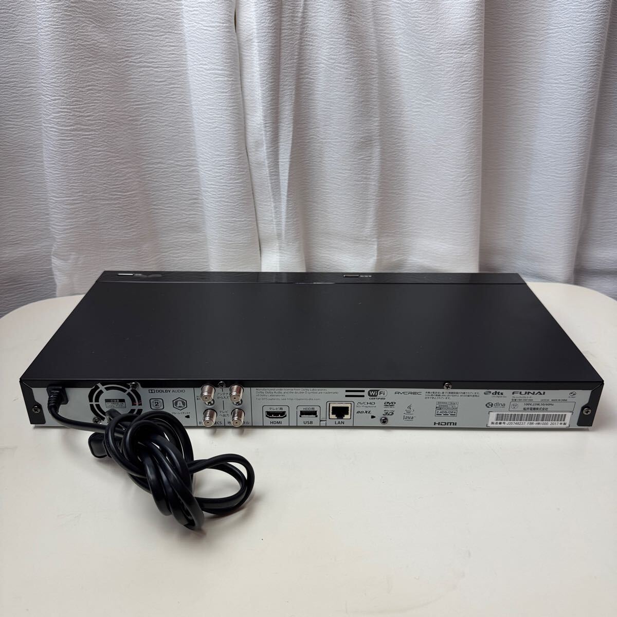 FUNAI フナイ FBR-HW1000 ブルーレイディスクレコーダー Blu-ray FUNAI フナイ FBR-HW1000 ブルーレイディスクレコーダー Blu-ray