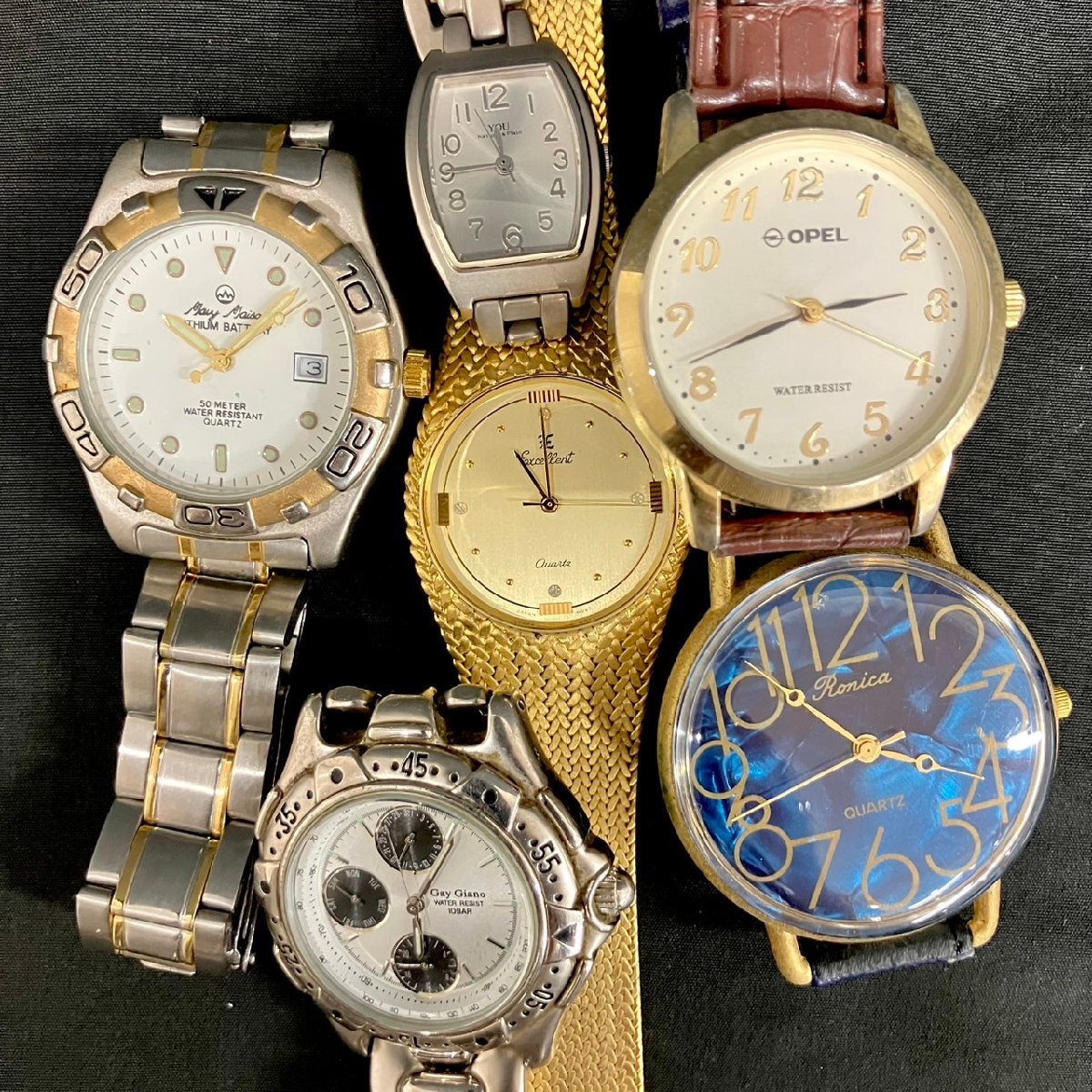 0402U7 腕時計 ジャンク品 おまとめ6点 Charles Vogele SEIKO