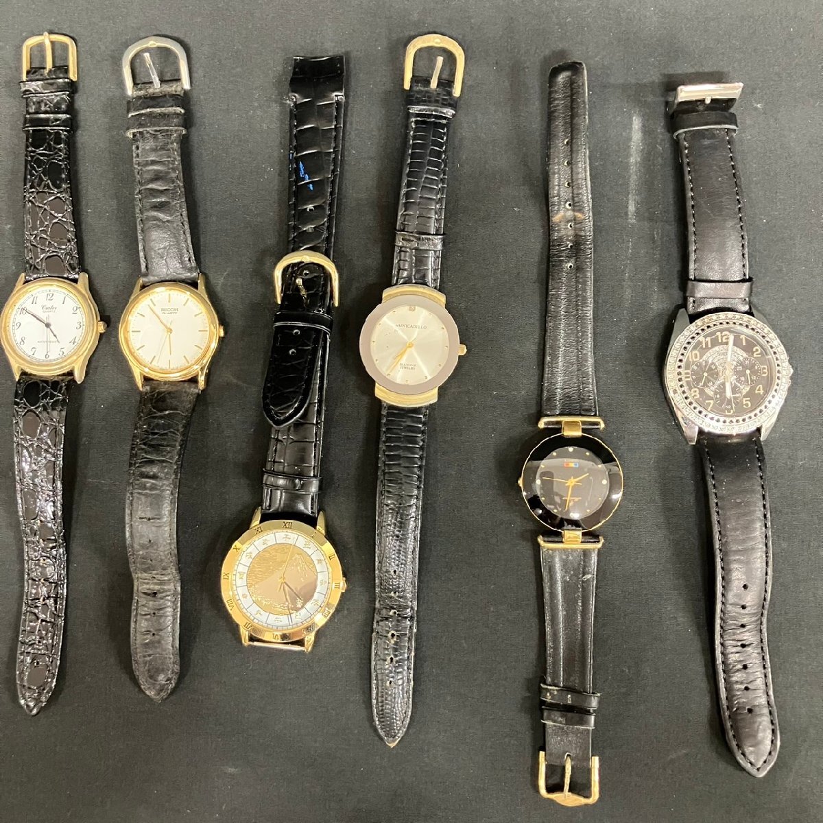 動作未確認 12点 おまとめブランド腕時計 GUESS ゲスなど