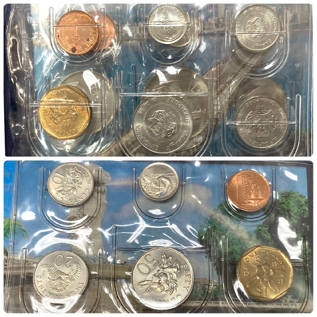 ♪シンガポール / マレーシア コインセット おまとめ 2セット
