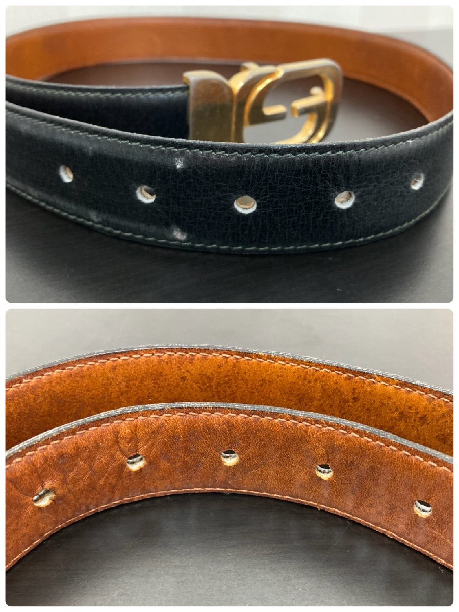 ○ブランドベルト 2点 GUCCI グッチ DIESEL ディーゼル GG