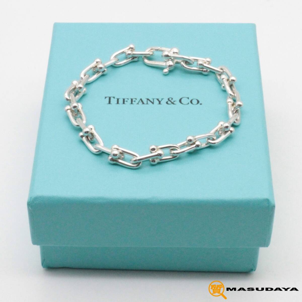 美品】Tiffany & Co ティファニー ハードウェア スモールリンク 美品】Tiffany & Co ティファニー ハードウェア スモールリンク