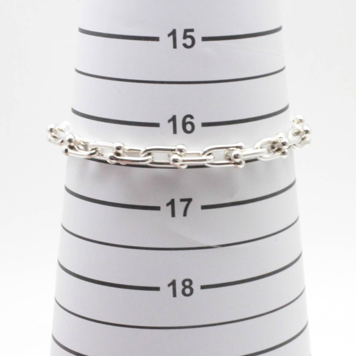 美品】Tiffany & Co ティファニー ハードウェア スモールリンク 美品】Tiffany & Co ティファニー ハードウェア スモールリンク