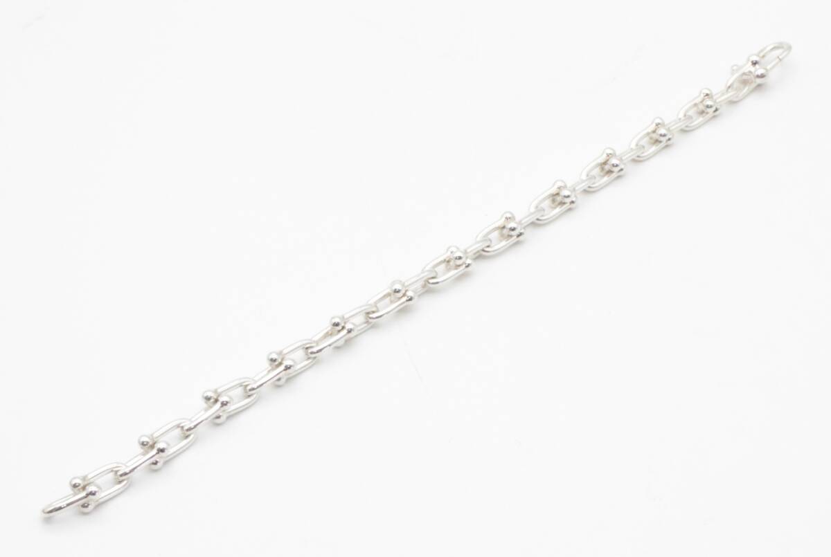 美品】Tiffany & Co ティファニー ハードウェア スモールリンク 美品】Tiffany & Co ティファニー ハードウェア スモールリンク