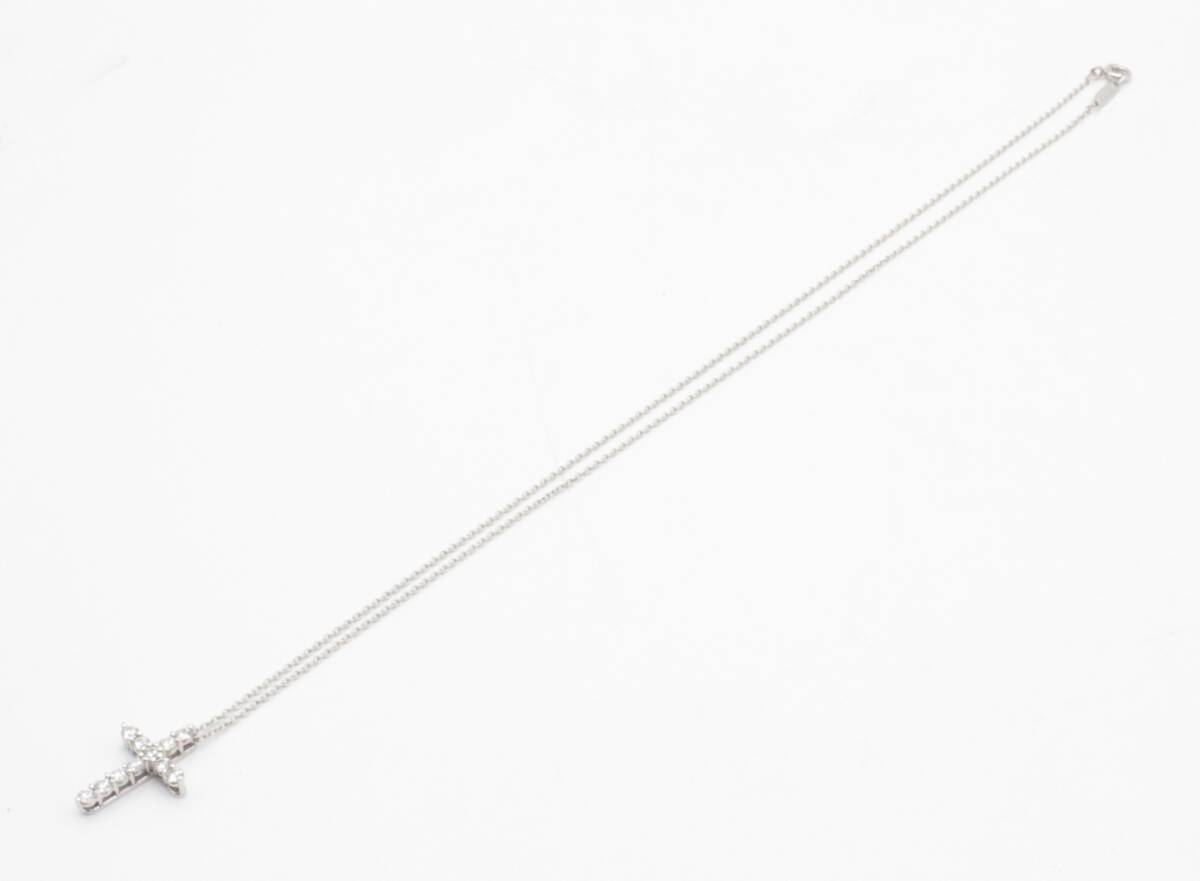 美品】Tiffany & Co ティファニー スモール ダイヤ クロス 美品】Tiffany & Co ティファニー スモール ダイヤ クロス