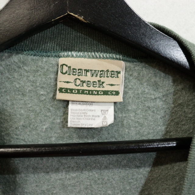 W267 90sビンテージ Clearwater Creek スウェット□1990年代製 W267 90sビンテージ Clearwater Creek スウェット□1990年代製