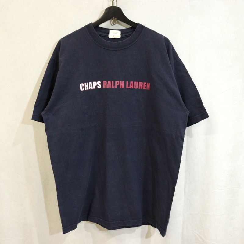 h265 90sビンテージ CHAPSラルフローレン プリントTシャツ□1990 h265 90sビンテージ CHAPSラルフローレン プリントTシャツ□1990
