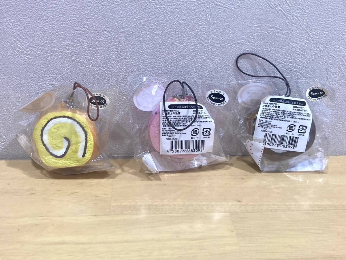 リラックマ スクイーズ ドーナツ プリン ロールケーキ リラックマ スクイーズ ドーナツ プリン ロールケーキ