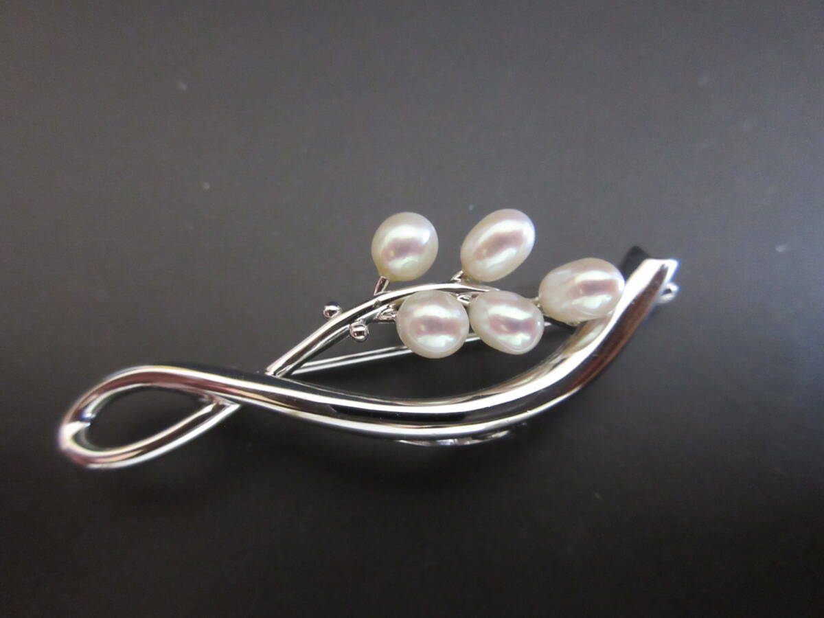 100円~【美品】TASAKI S 刻印 田崎真珠 約4㎜~5㎜玉 シルバー 100円~【美品】TASAKI S 刻印 田崎真珠 約4㎜~5㎜玉 シルバー